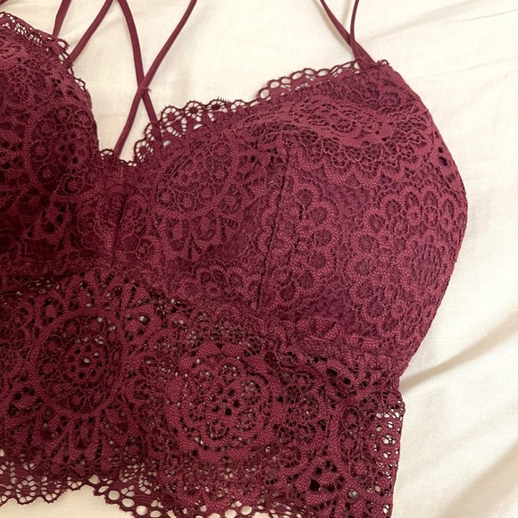 Burgundy bralette🌺 - Picture 2 of 3